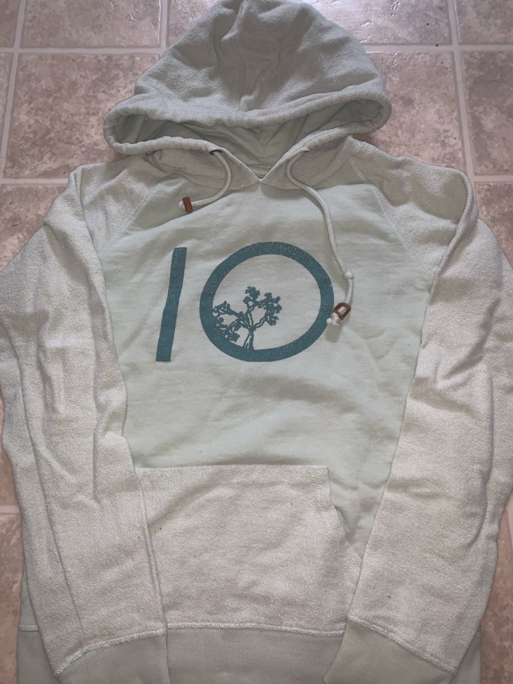 TenTree Light Mint Hoodie with Logo